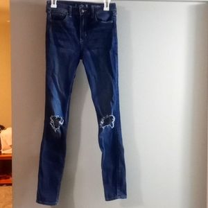 Junior's/Women's Hollister jeans, 3L 26×32, high-rise super skinny blue jeans
